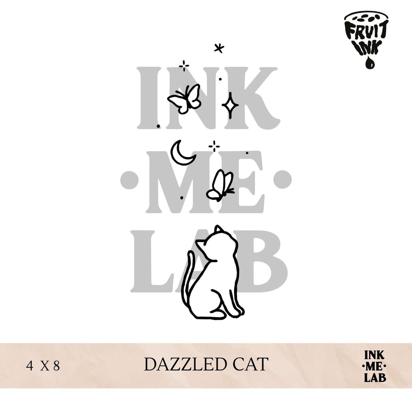 FRUIT INK TATTO 4x8cm BY INKME.LAB