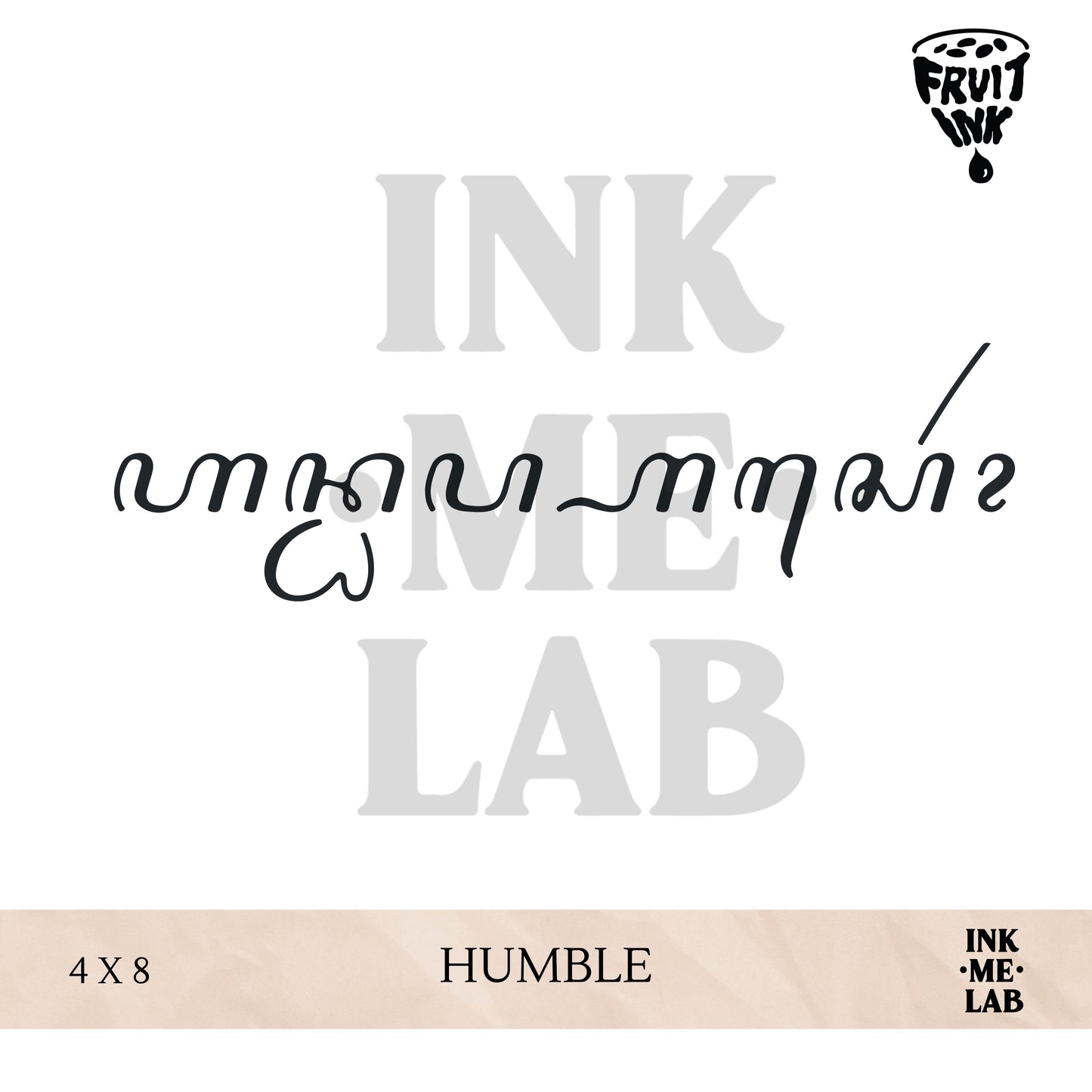 FRUIT INK TATTO AKSARA JAWA COLLECTION
