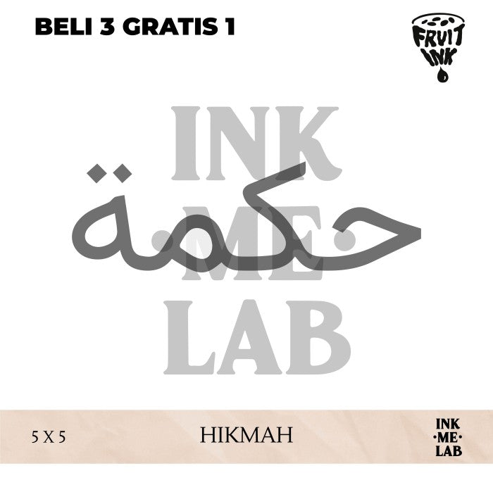 FRUIT INK TATTO 4x8cm BY INKME.LAB