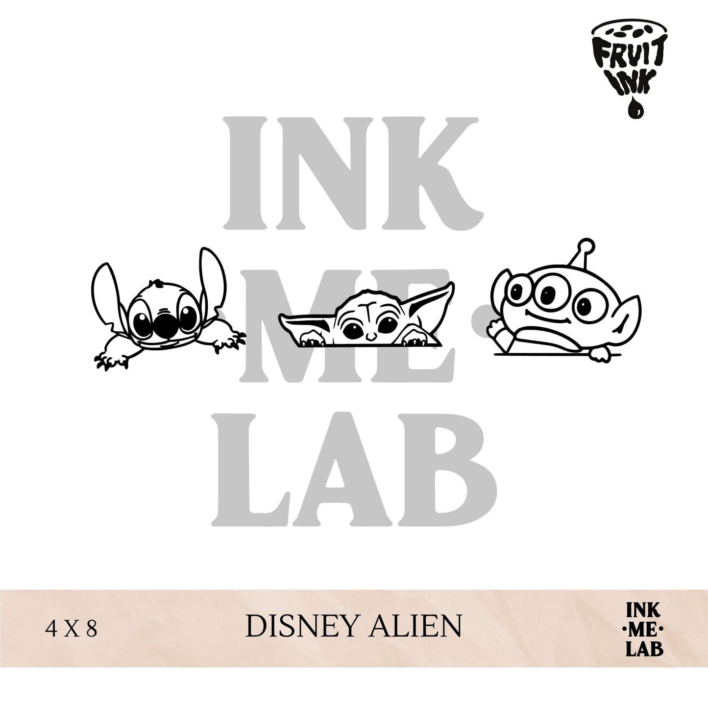 FRUIT INK TATTO 4x8cm BY INKME.LAB