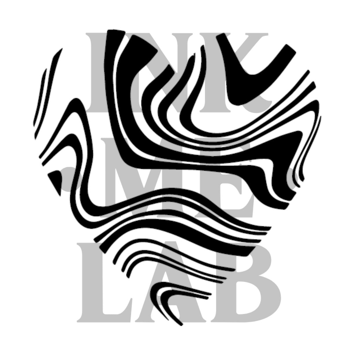 Abstract Love Tattoo by Inkmelab 5x5, Fruit Ink Tattoo Temporer Bertahan 2-3 minggu