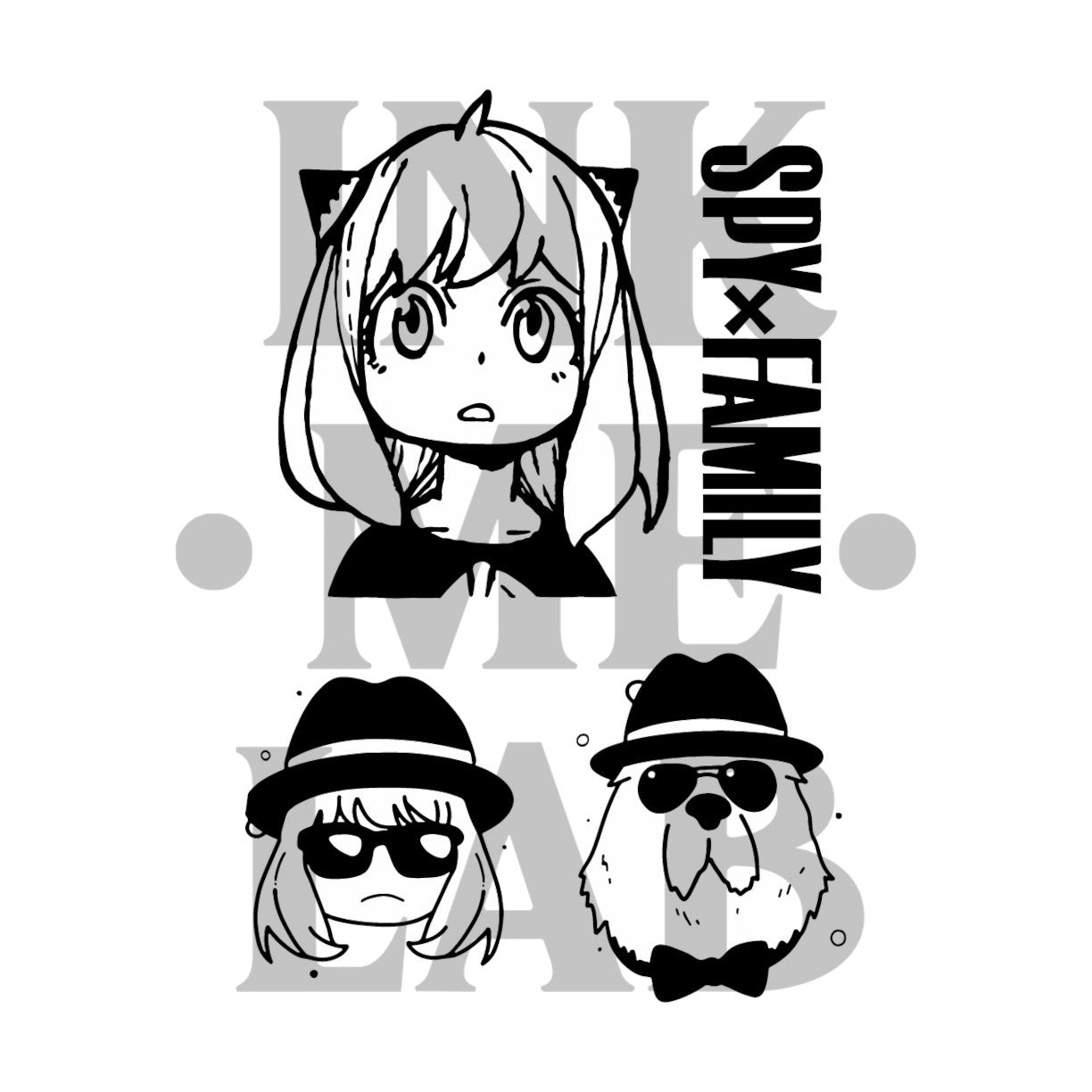 Anya Spy X Family Tattoo by Inkmelab 10x7 , Fruit Ink Tattoo Temporer Bertahan 2-3 Minggu