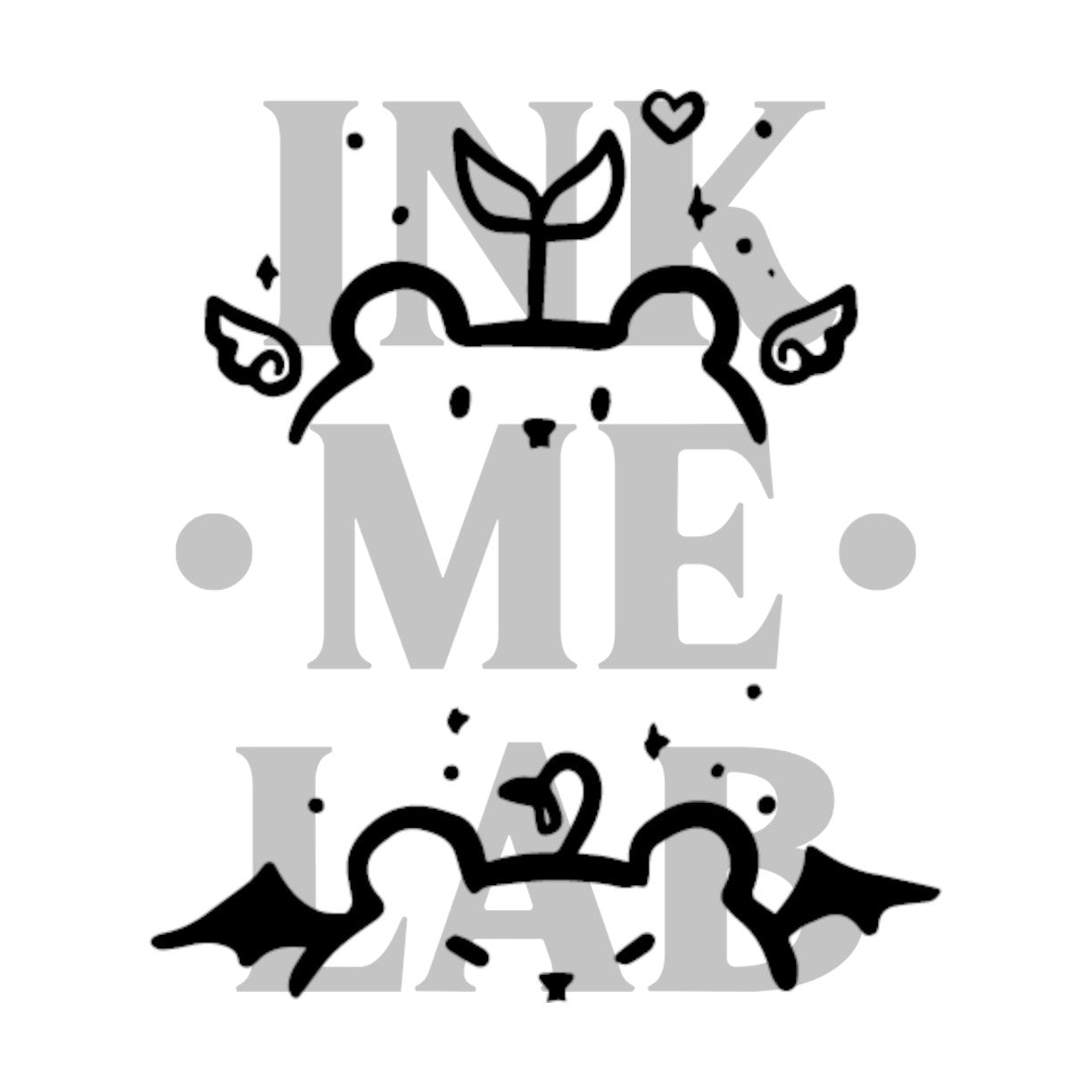 Bear Couple Tattoo by Inkmelab 5x5, Fruit Ink Tattoo Temporer Bertahan 2-3 minggu