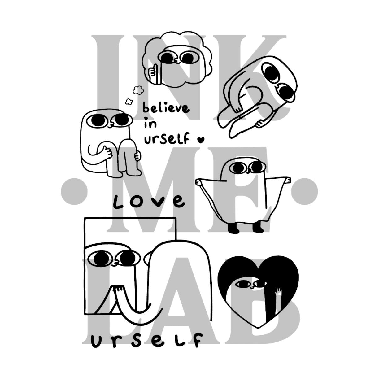 Cute Sticker 1 Tattoo by Inkmelab 10x7 , Fruit Ink Tattoo Temporer Bertahan 2-3 Minggu