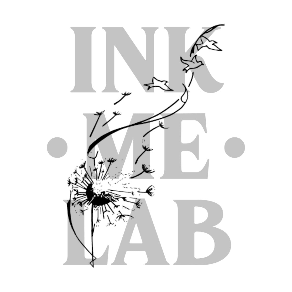 Dandelion Tattoo by Inkmelab 5x5, Fruit Ink Tattoo Temporer Bertahan 2-3 minggu