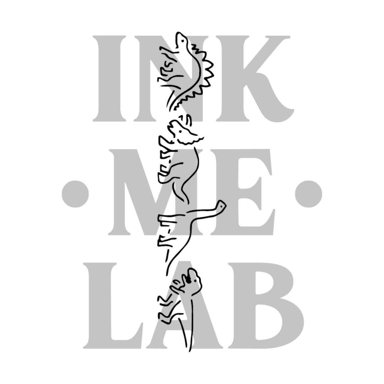 Dinosaur Tattoo by Inkmelab 4x8, Fruit Ink Tattoo Temporer Bertahan 2-3 minggu