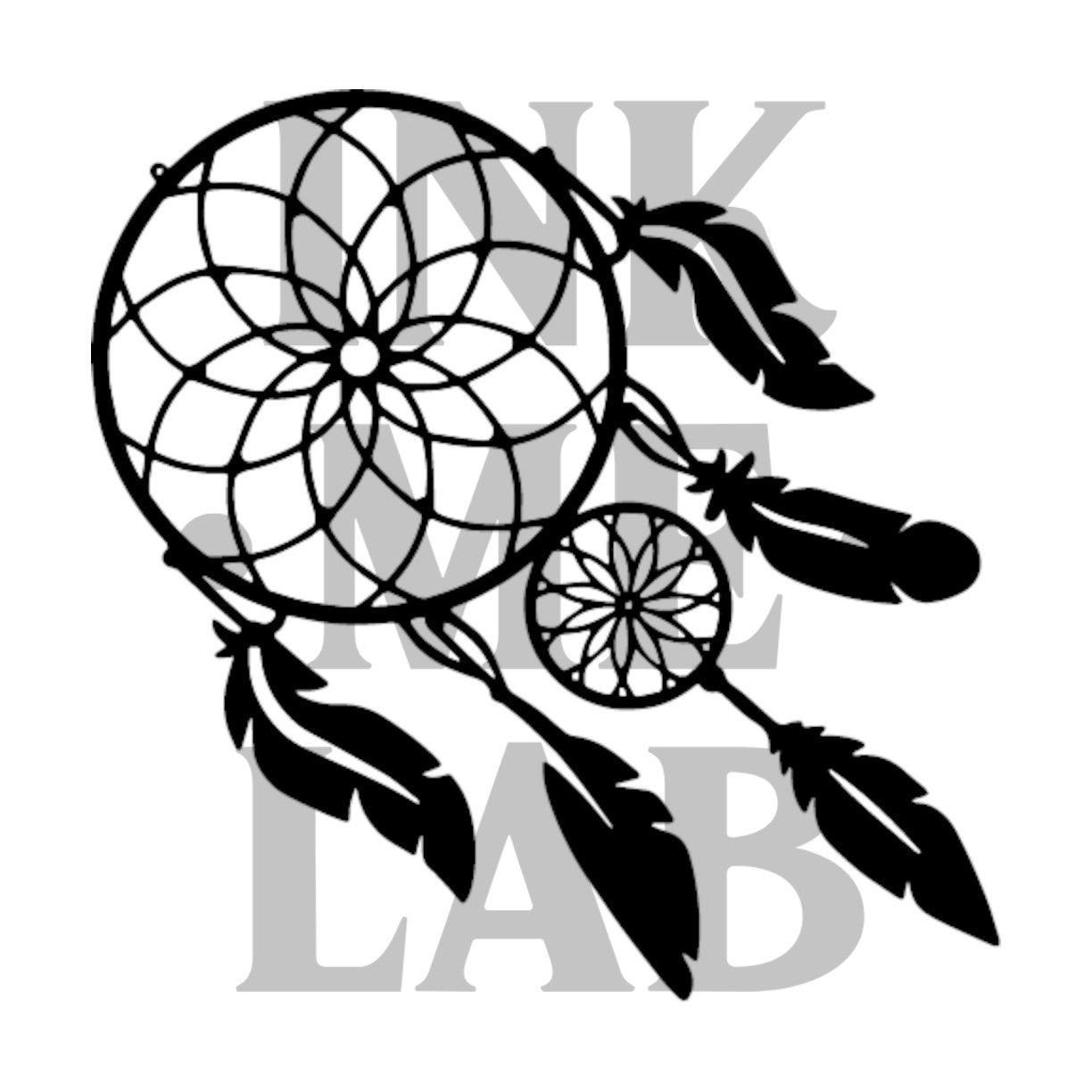 Dreamcatcher Tattoo by Inkmelab 5x5, Fruit Ink Tattoo Temporer Bertahan 2-3 minggu