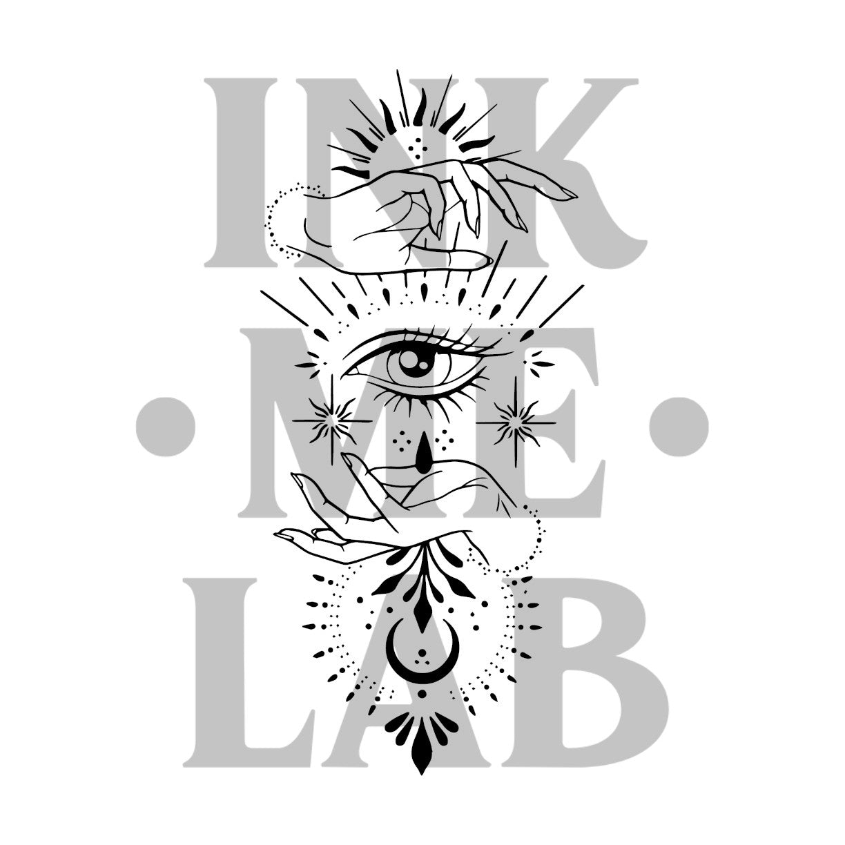 Eyes Aesthetic Tattoo by Inkmelab 15x9 , Fruit Ink Tattoo Temporer Bertahan 2-3 Minggu