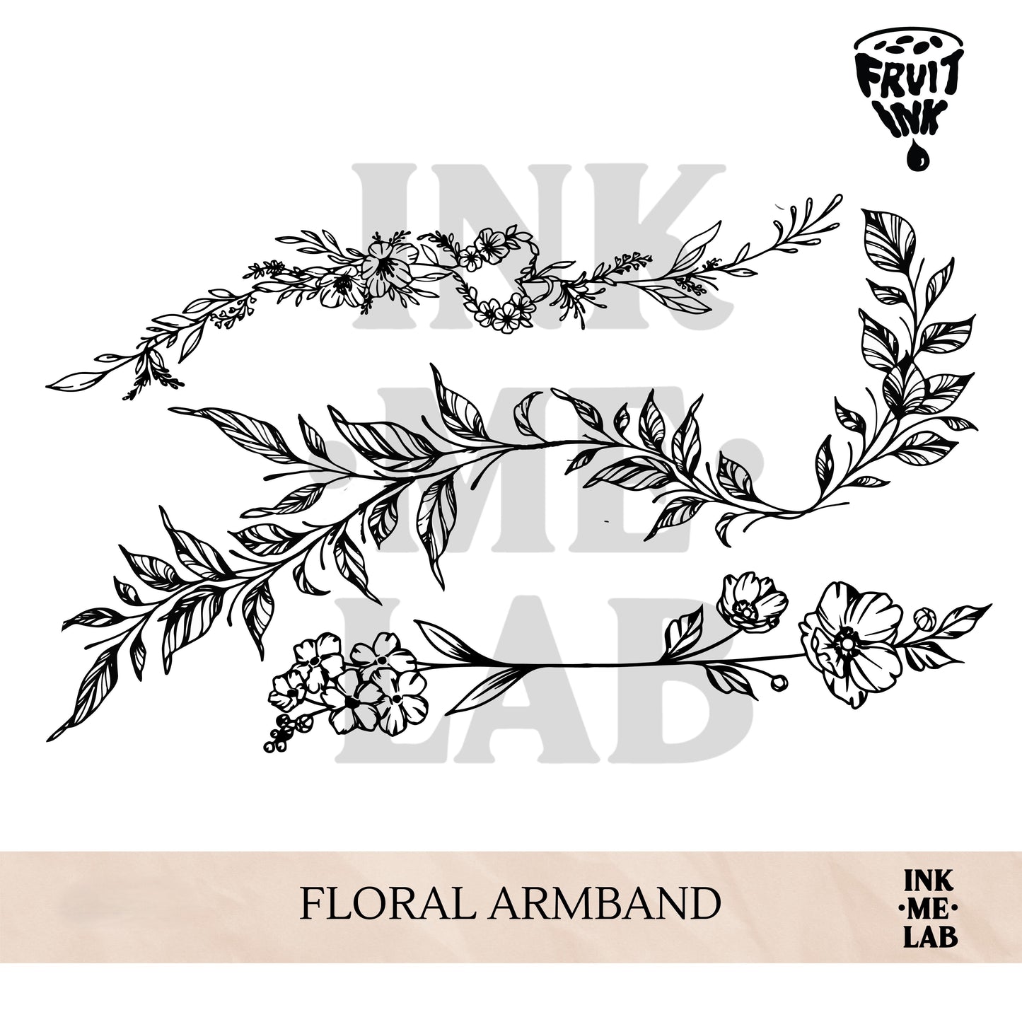 FLORAL ARMBAND | 30 x 18 cm