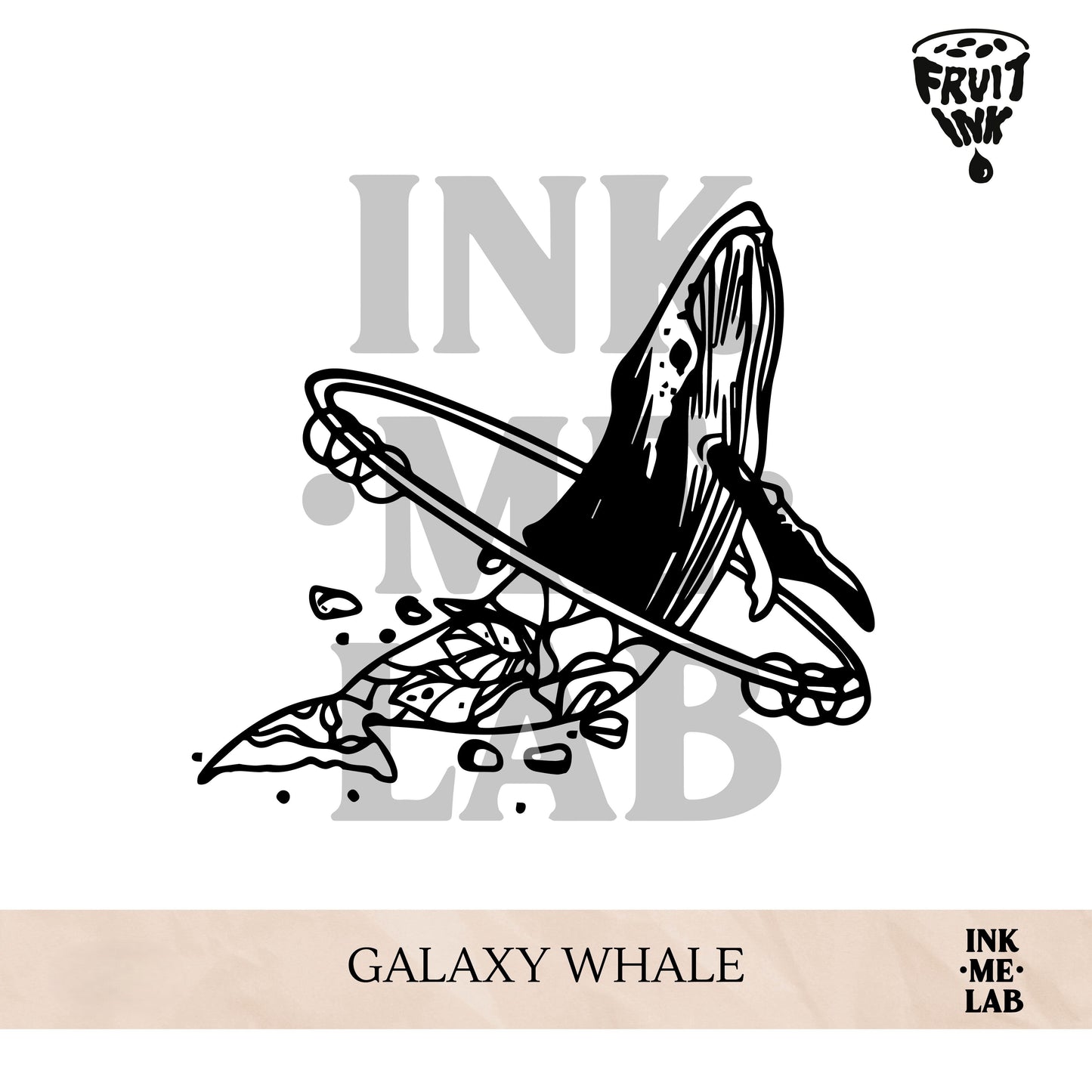 GALAXY WHALE | 8 x 8 cm