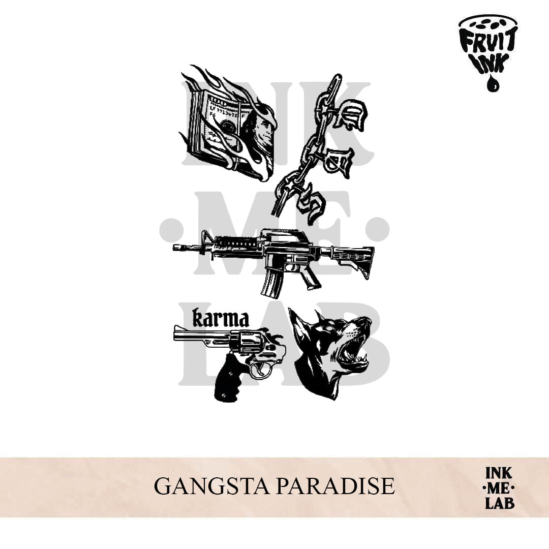 GANGSTA PARADISE | 11 x 18 cm