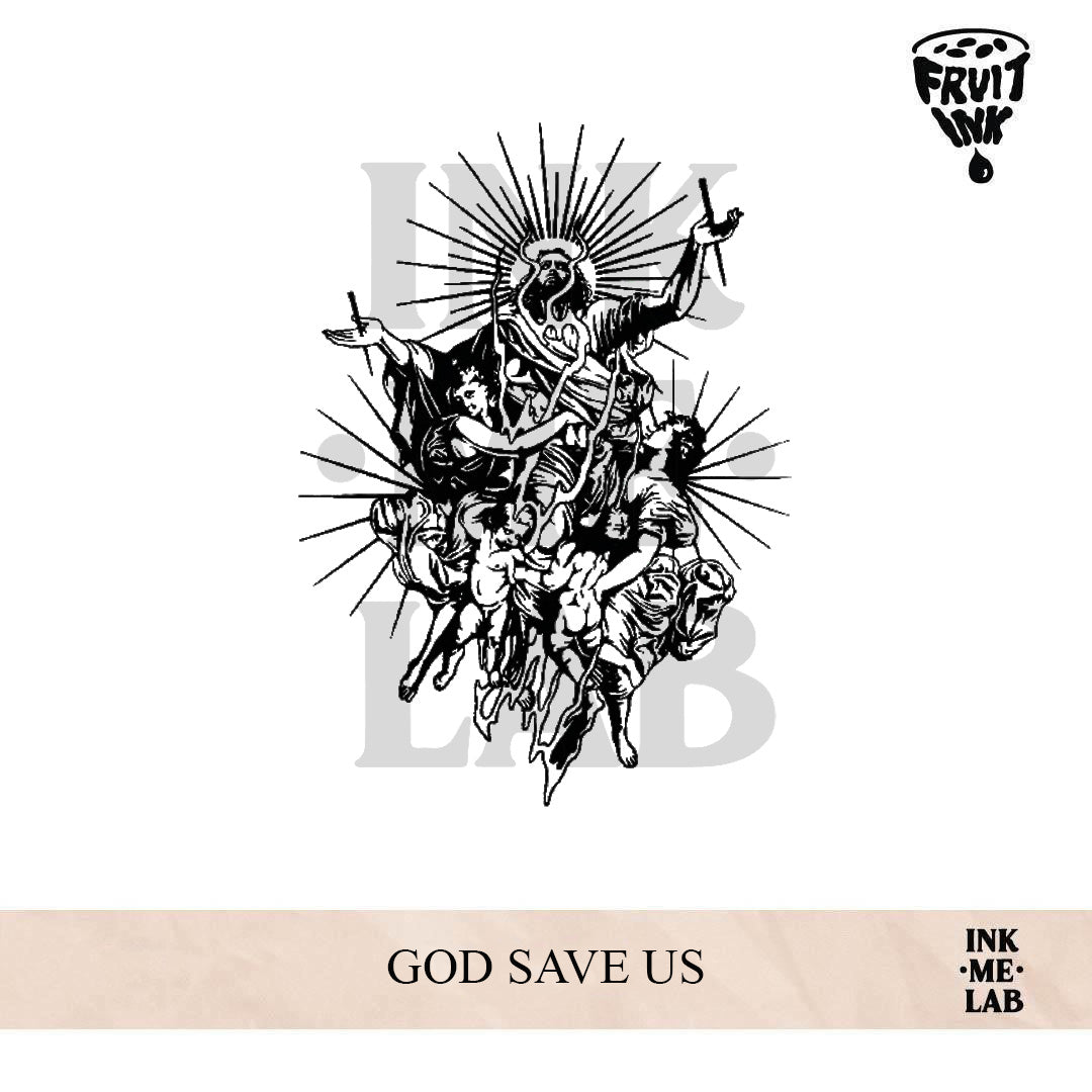 GOD SAVE US | 15 x 9 cm