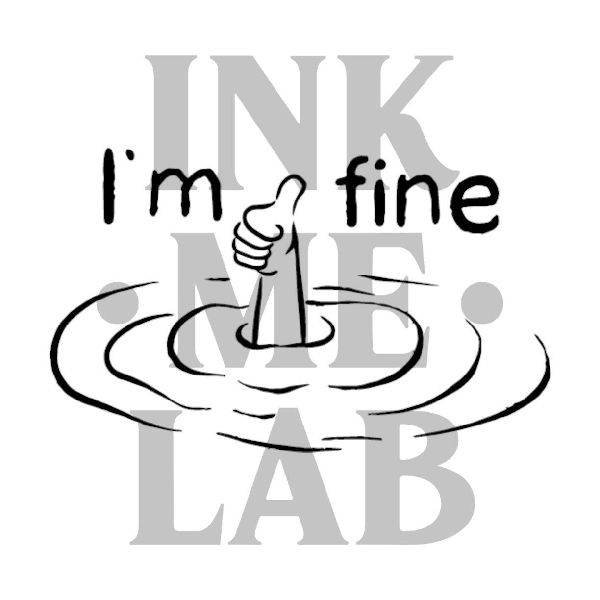 Fruit Ink Tattoo I'm Fine By Inkmelab - Tato Temporer Bertahan 2-3 minggu
