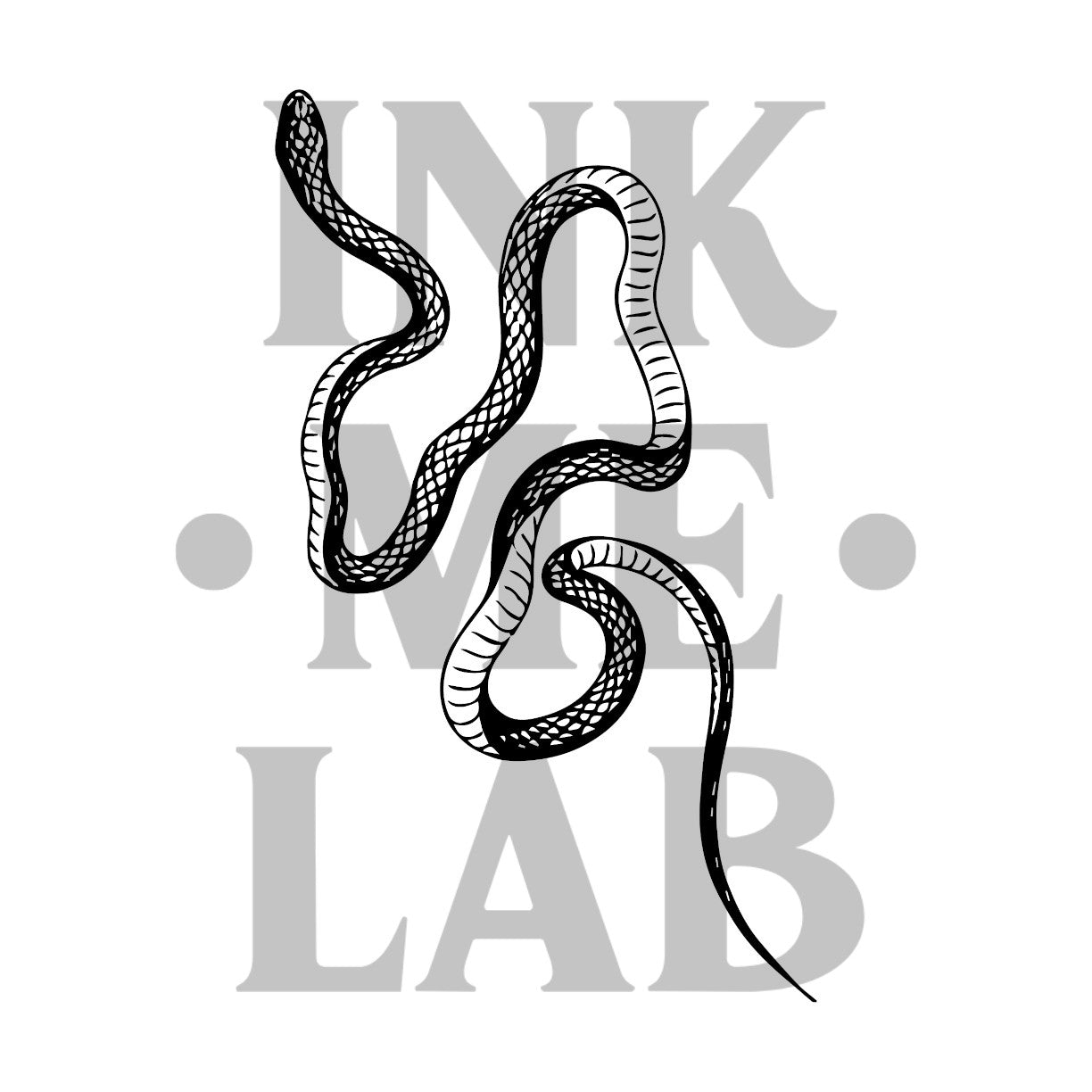 Snake Tattoo by Inkmelab 11x18, Fruit Ink Tattoo Temporer Bertahan 2-3 minggu