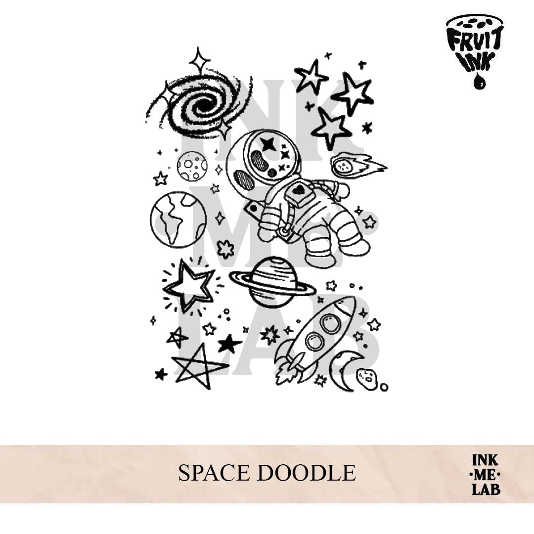 SPACE DOODLE | 10 x 7 cm