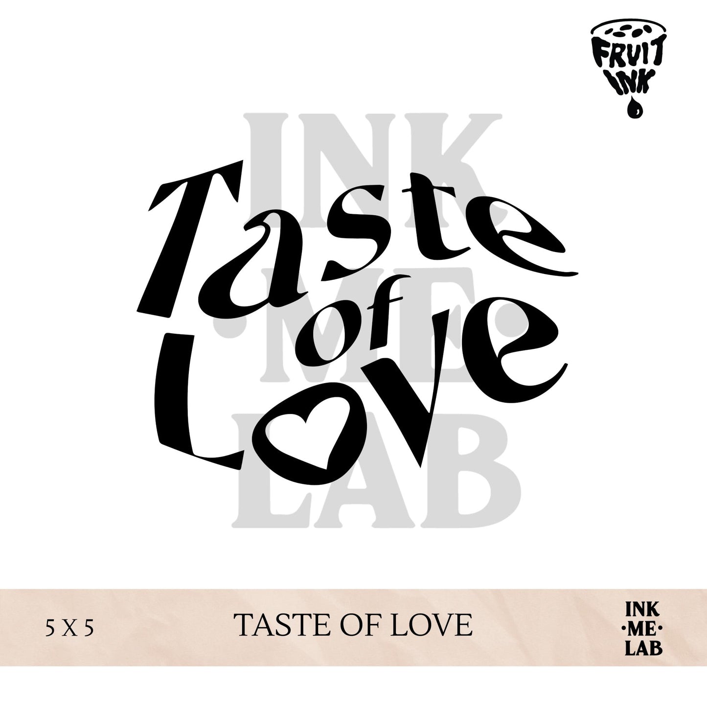 MINI FRUIT INK TATTO 5x5 cm VOL 2 BY INKME.LAB Tato Temporer Temporary