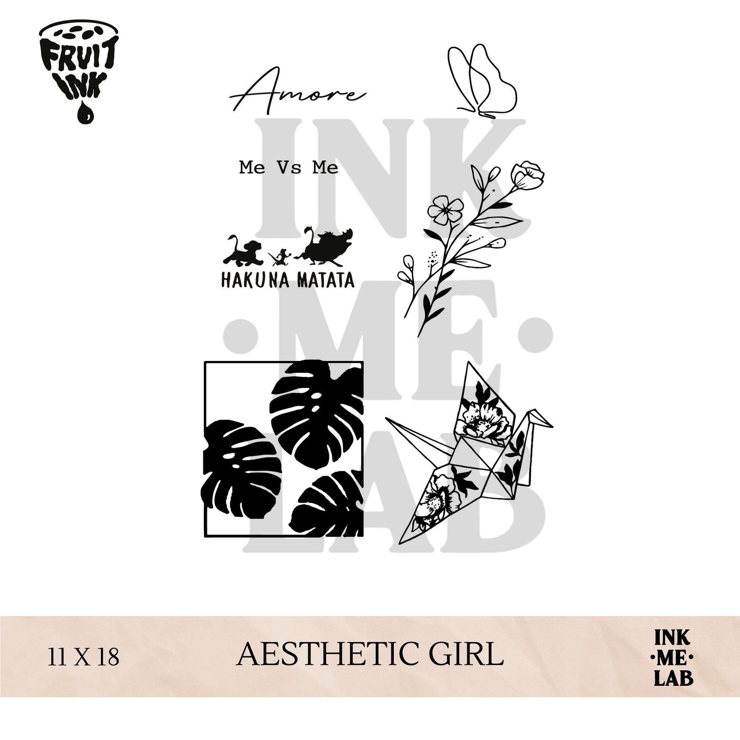 FRUIT INK TATTOO GIRLS COLLECTION
