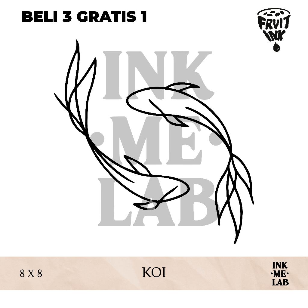 FRUIT INK TATTO 8X8CM BY INKMELAB