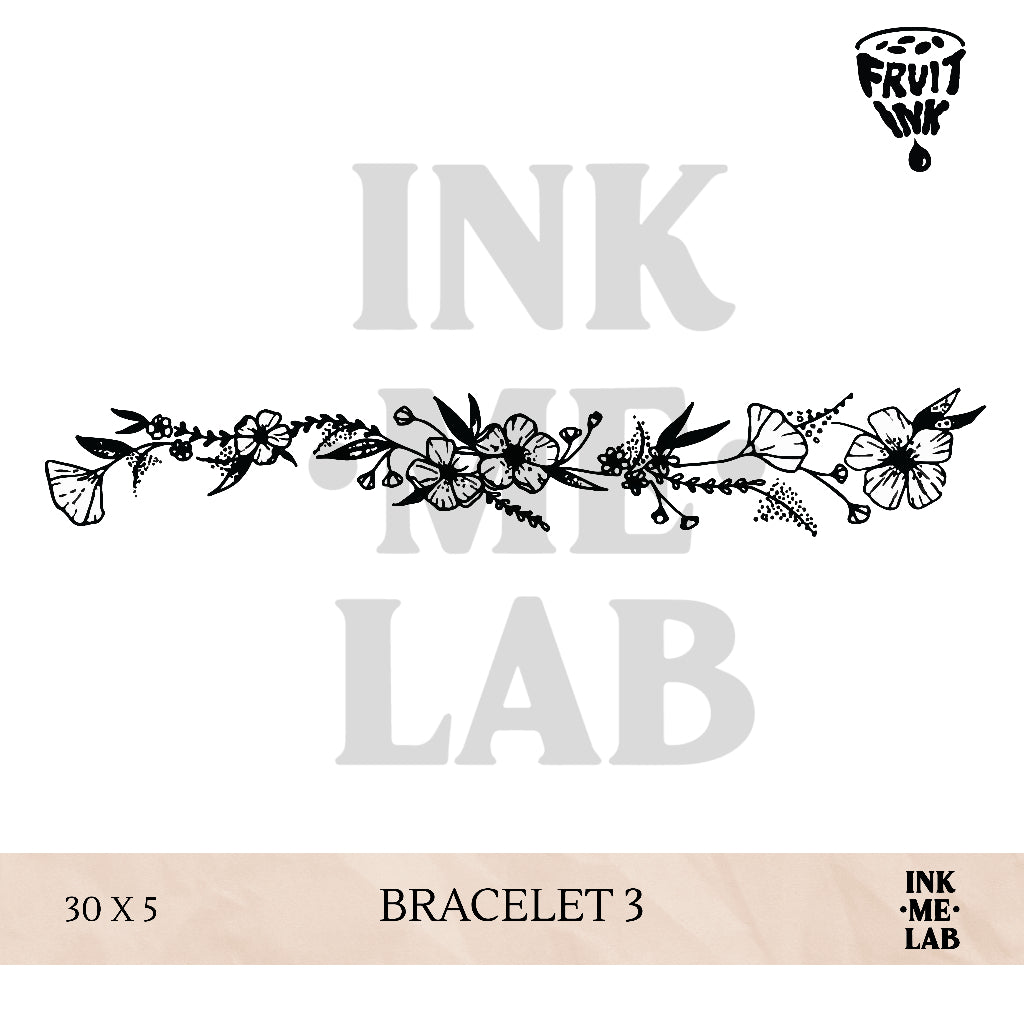 Fruit Ink Tatto Bracelet By Inkmelab - Tato Temporer Bertahan 2-3 Minggu