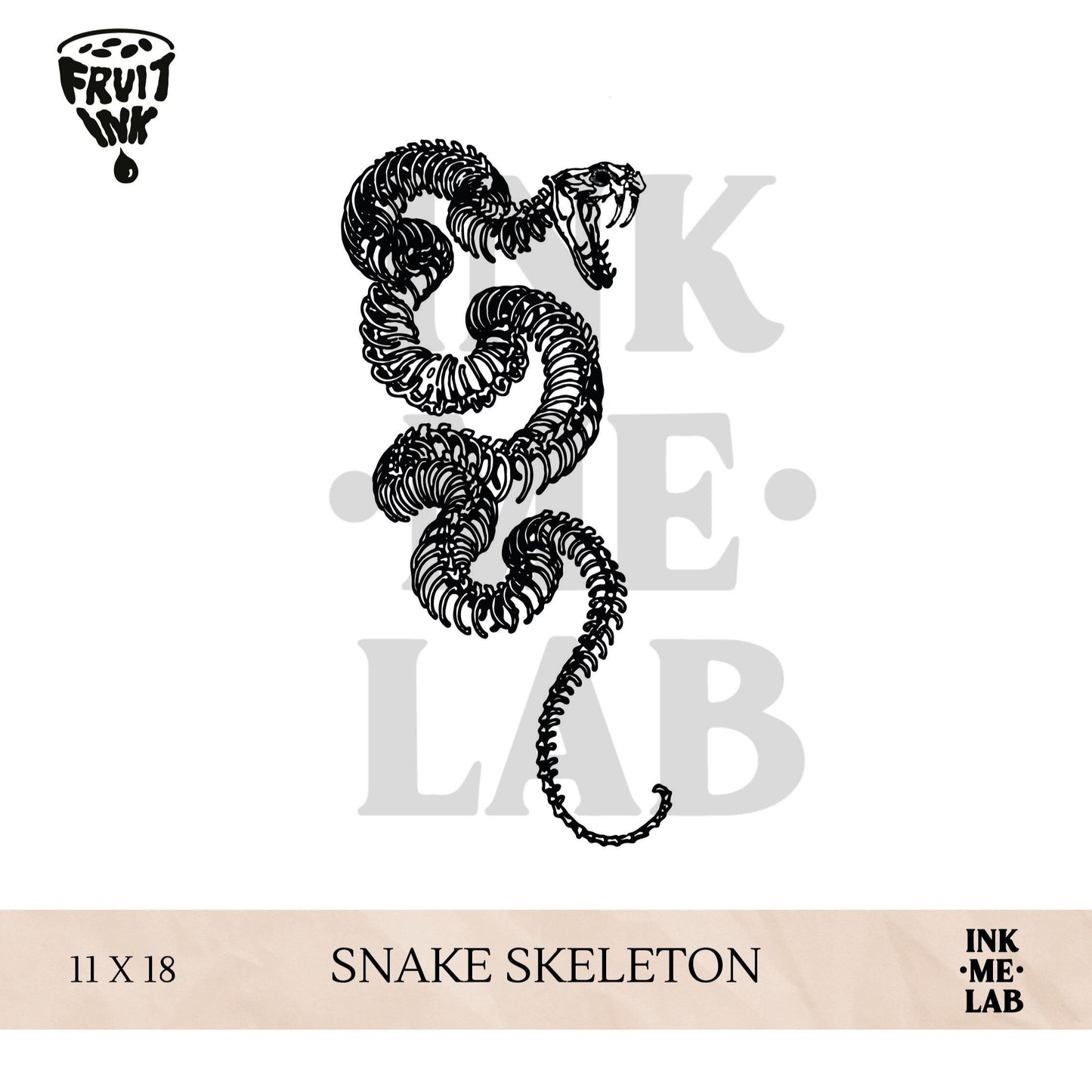 FRUIT INK TATTOO ANIMAL & BOTANICAL COLLECTION