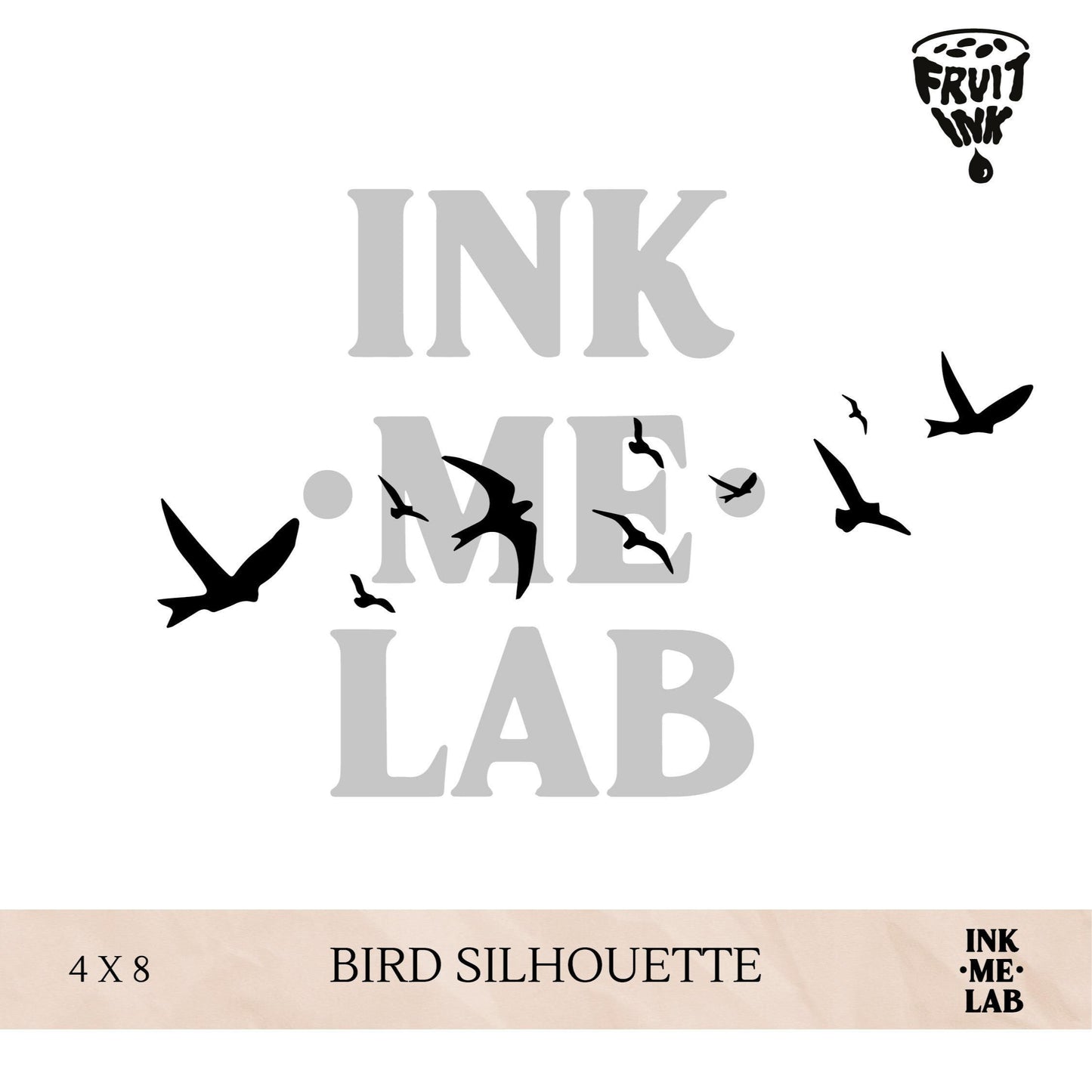 FRUIT INK TATTO 4x8cm BY INKME.LAB