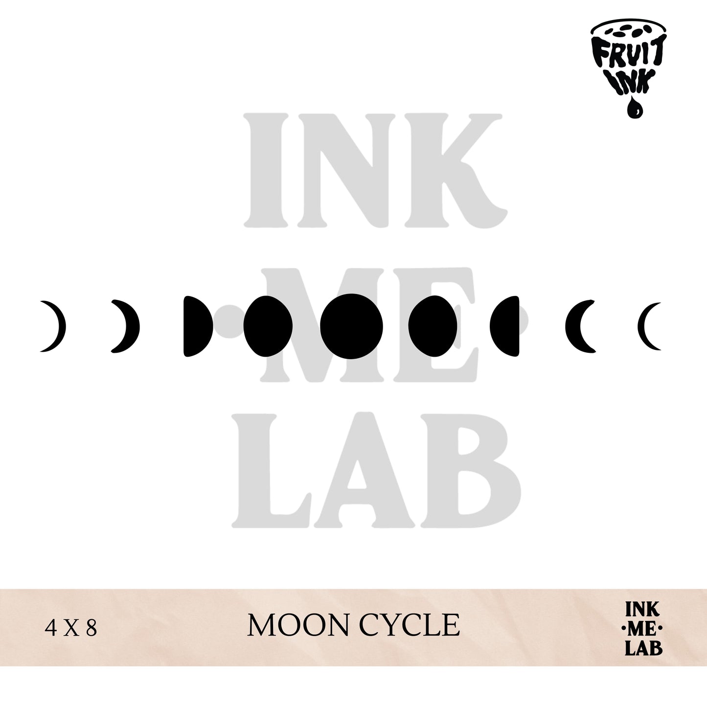 FRUIT INK TATTO 4x8cm BY INKME.LAB