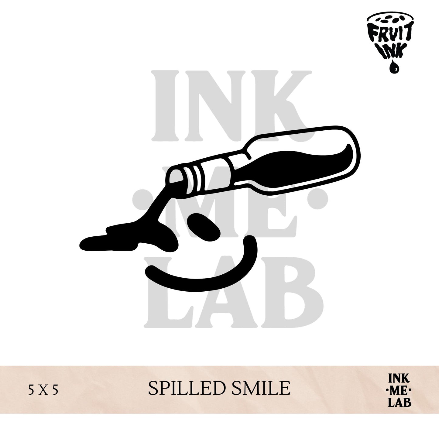 MINI FRUIT INK TATTO 5x5 cm VOL 2 BY INKME.LAB Tato Temporer Temporary