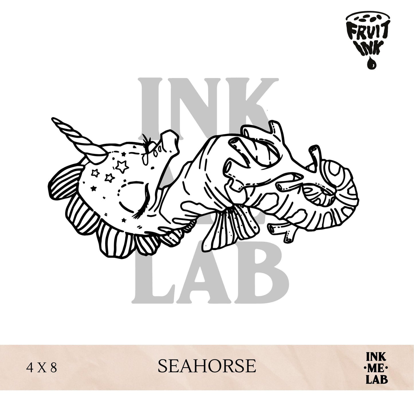 FRUIT INK TATTO 4x8cm BY INKME.LAB