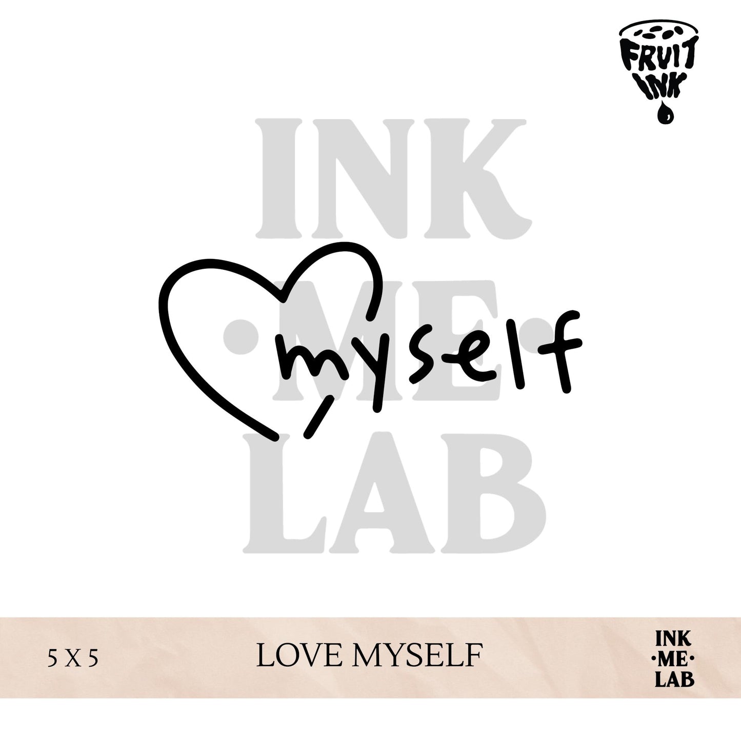 MINI FRUIT INK TATTO 5x5 cm VOL 1 BY INKME.LAB Tato Temporer Temporary