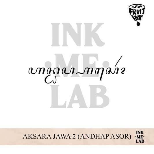 AKSARA JAWA 2 (ANDHAP ASOR) | 4 X 8 cm