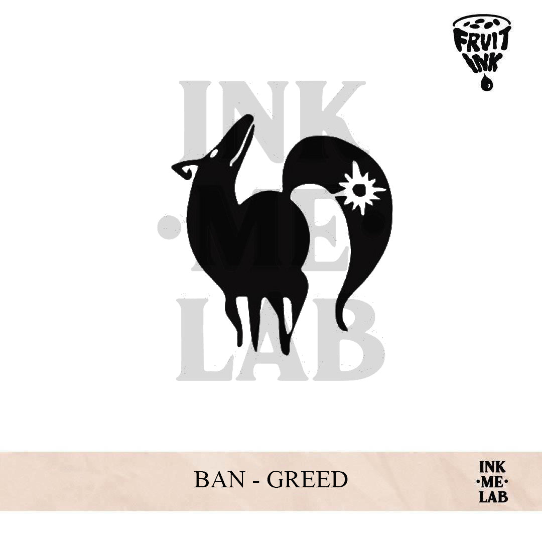 BAN GREED | 10 x 10 cm