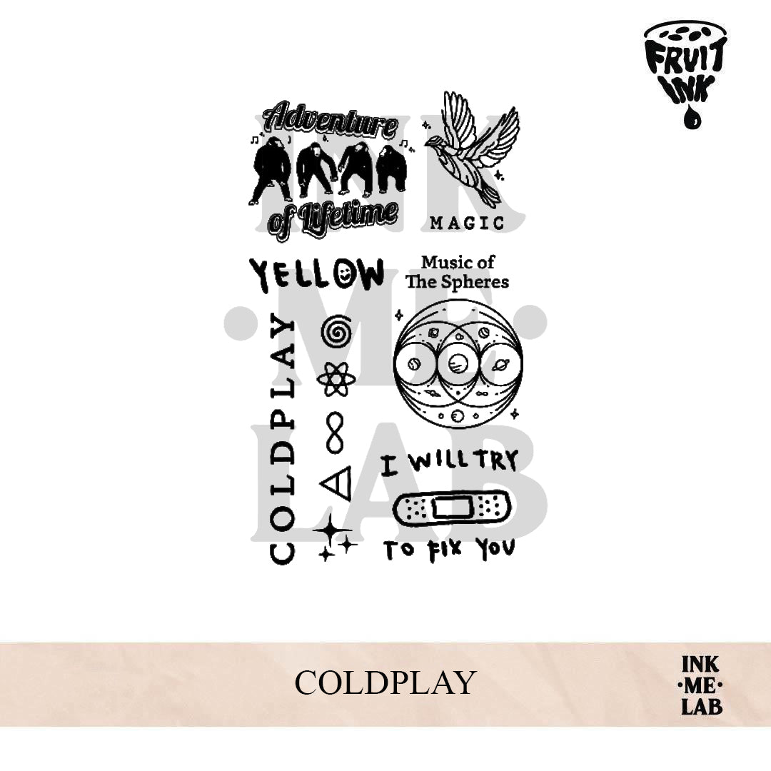 COLDPLAY | 11 x 18 cm