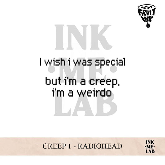 CREEP 1 - RADIOHEAD | 4 X 8 cm