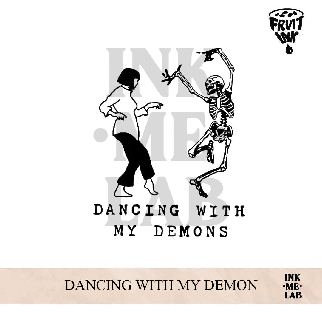 DANCING WITH MY DEMON | 5 x 5 cm
