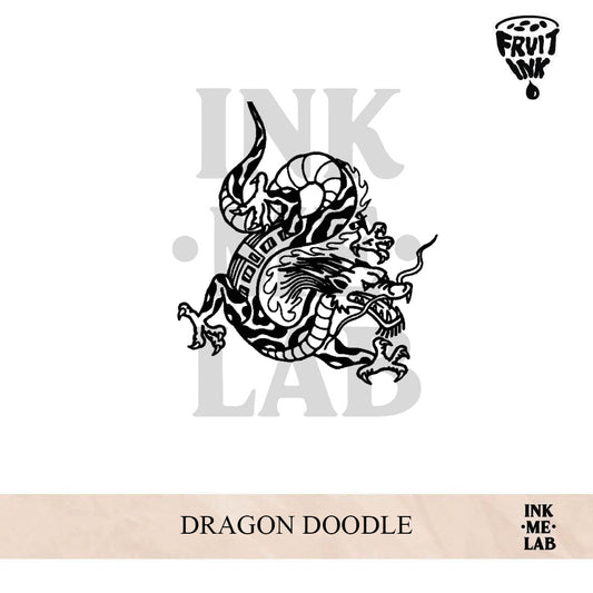 DRAGON DOODLE | 8 x 8 cm