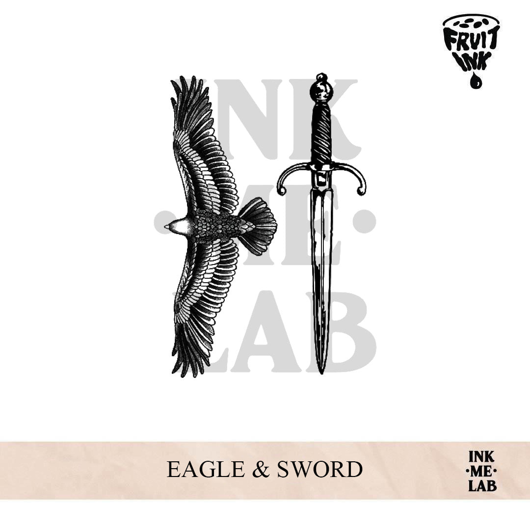 EAGLE & SWORD | 10 x 7 cm