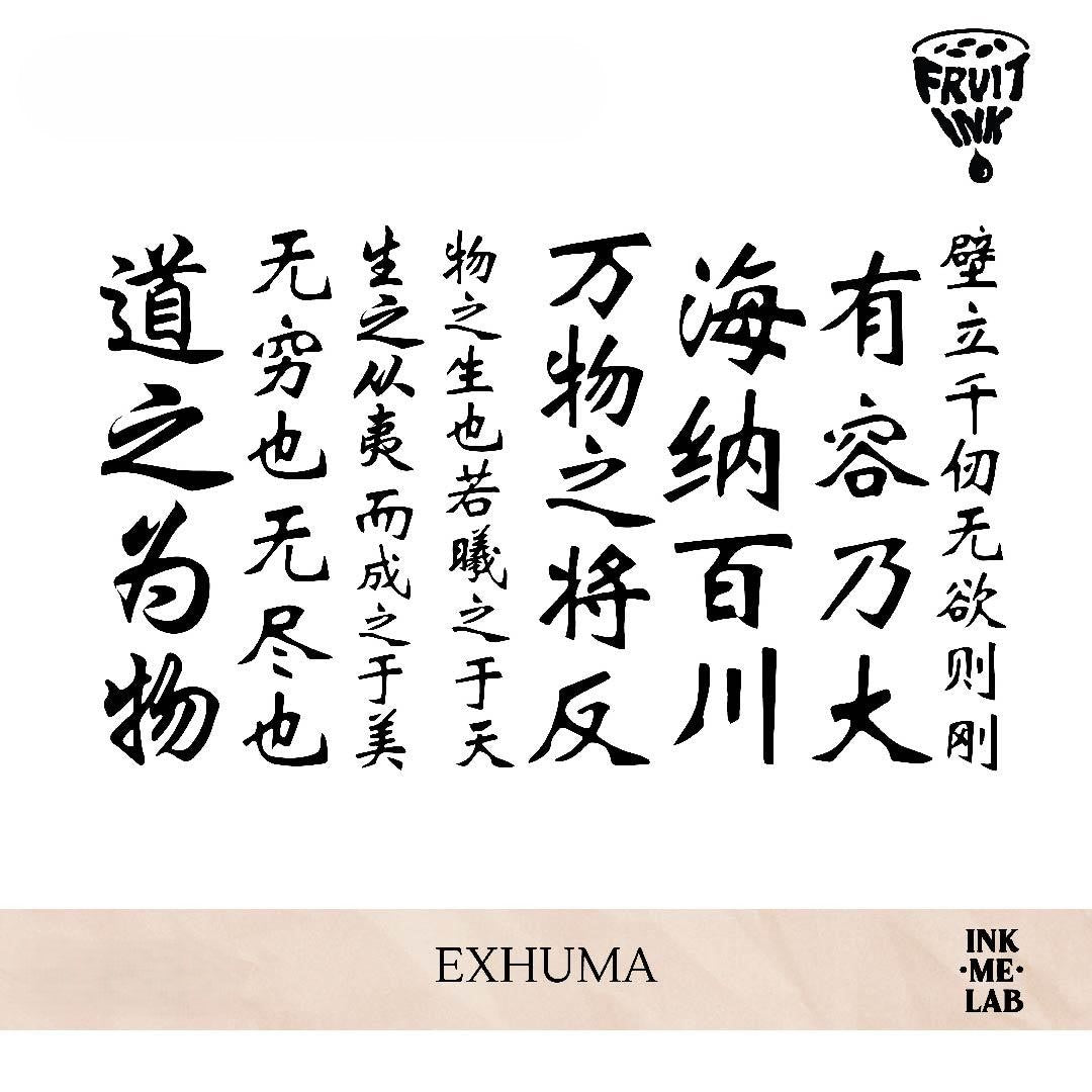 EXHUMA Chinese manuscript | 30 x 18 cm