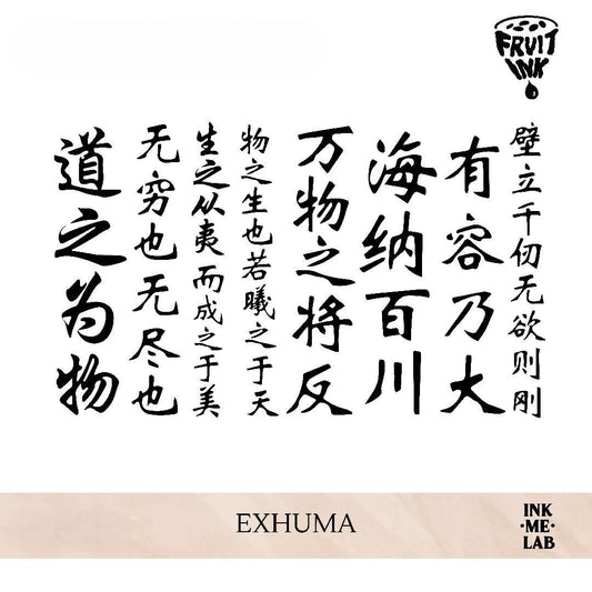 EXHUMA Chinese manuscript | 30 x 18 cm
