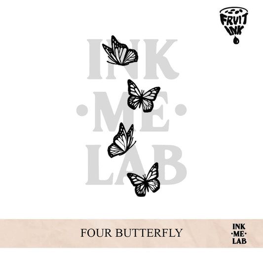 FOUR BUTTERFLY | 4 X 8 cm
