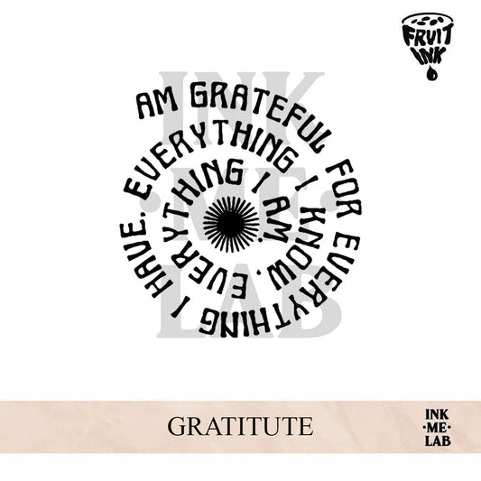 GRATITUTE | 8 x 8 cm