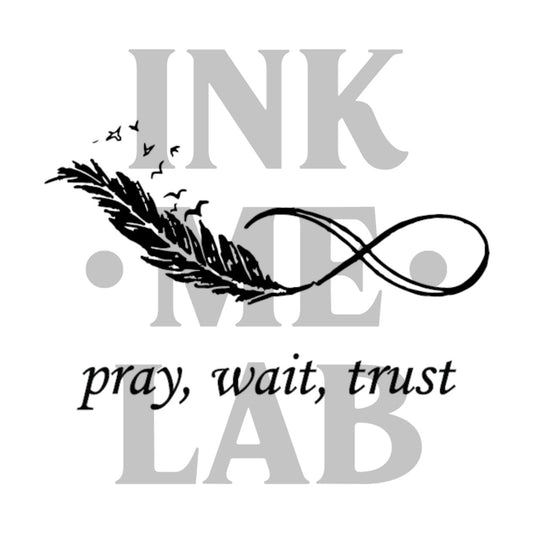Infinity Trust Tattoo by Inkmelab 5x5, Fruit Ink Tattoo Temporer Bertahan 2-3 minggu