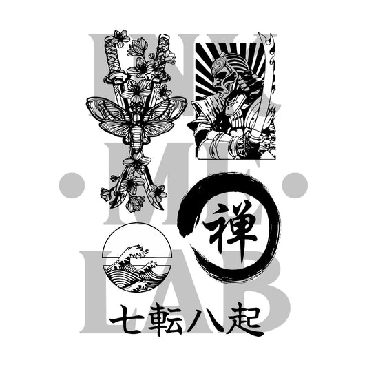 Japan Edition Tattoo by Inkmelab 11x18, Fruit Ink Tattoo Temporer Bertahan 2-3 minggu