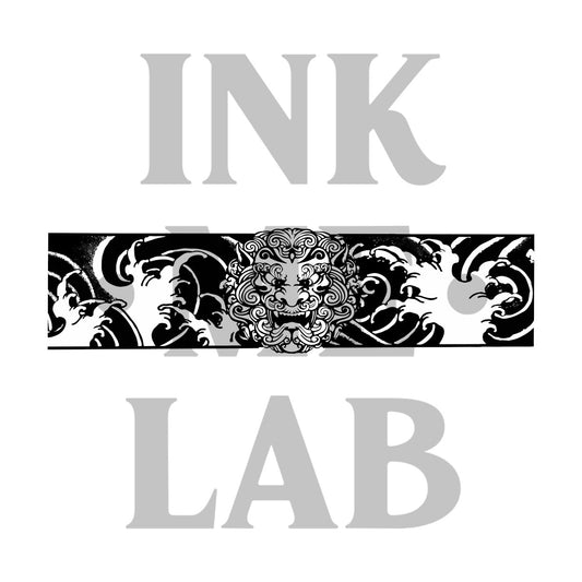 Komainu Irezumi Tattoo by Inkmelab 30x9, Fruit Ink Tattoo Temporer Bertahan 2-3 minggu