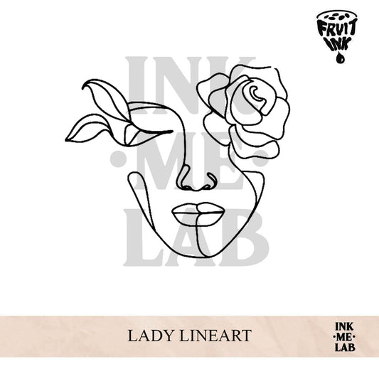 LADY LINEART | 5 x 5 cm