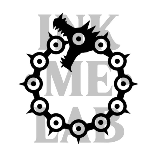 Leonidas Tattoo by Inkmelab 5x5, Fruit Ink Tattoo Temporer Bertahan 2-3 minggu