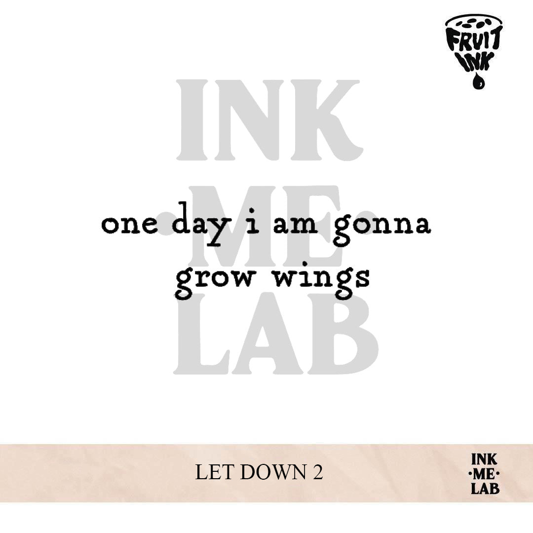 LET DOWN 2 | 4 X 8 cm