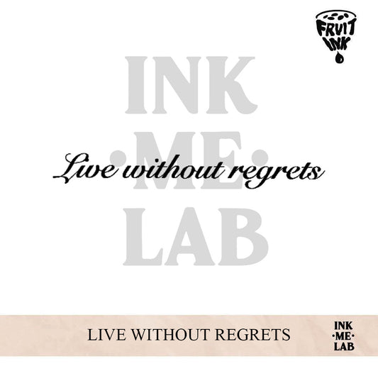 LIVE WITHOUT REGRET | 4 x 16 cm
