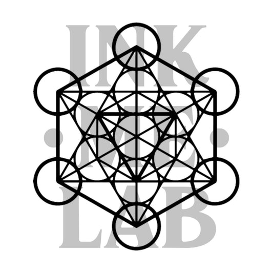 Metatron Tattoo by Inkmelab 5x5, Fruit Ink Tattoo Temporer Bertahan 2-3 minggu