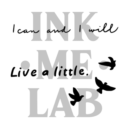 Mini Quotes Tattoo by Inkmelab 5x5, Fruit Ink Tattoo Temporer Bertahan 2-3 minggu