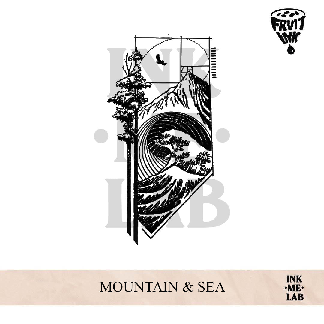 MOUNTAIN & SEA | 15 x 9 cm